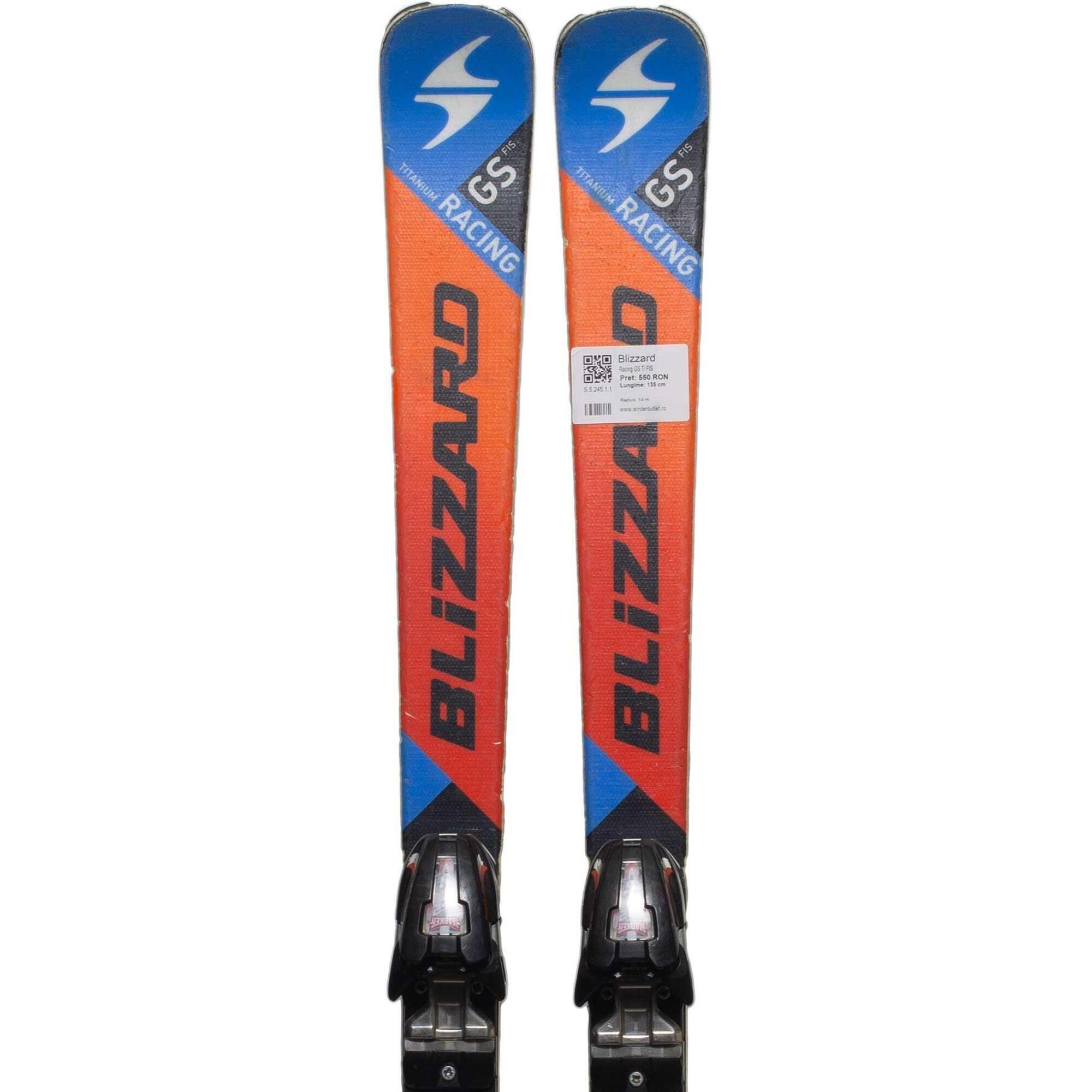 BLIZZARD 2ND LIFE - BLIZZARD Racing GS Ti FIS, 135 cm, Dobrý stav