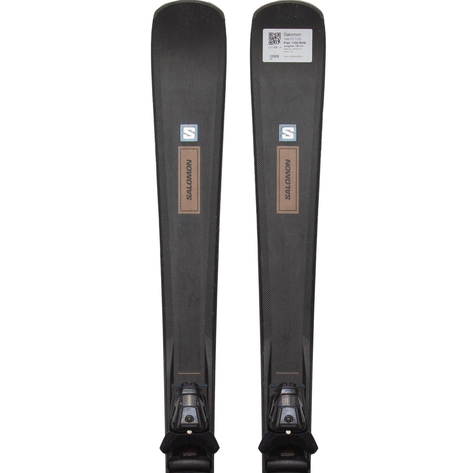 Używane narty - SALOMON S MAX W X7 TI 2023, 155 cm, stan bardzo dobry