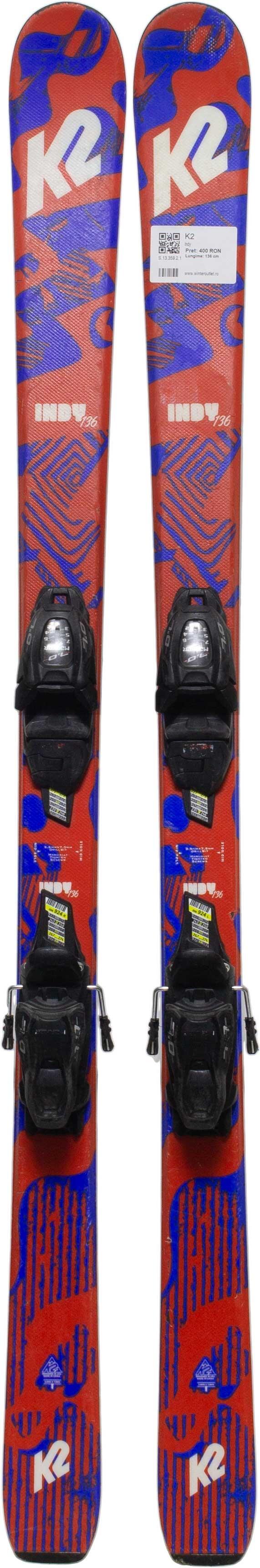 Skis d'occasion - K2 Indy, 124 cm, Très bon état 2/4
