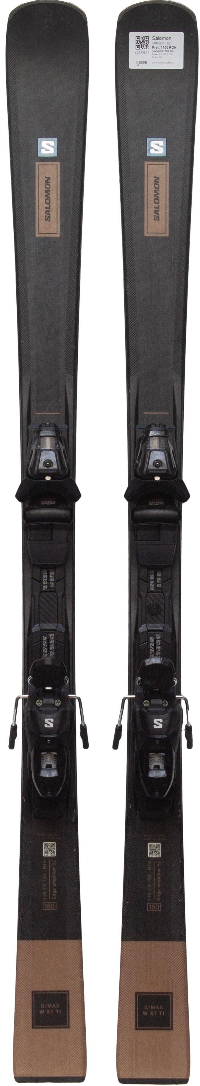 Second Life- Narty SALOMON S MAX W X7 TI 2023, 155 cm- Stan bardzo dobry 3/5