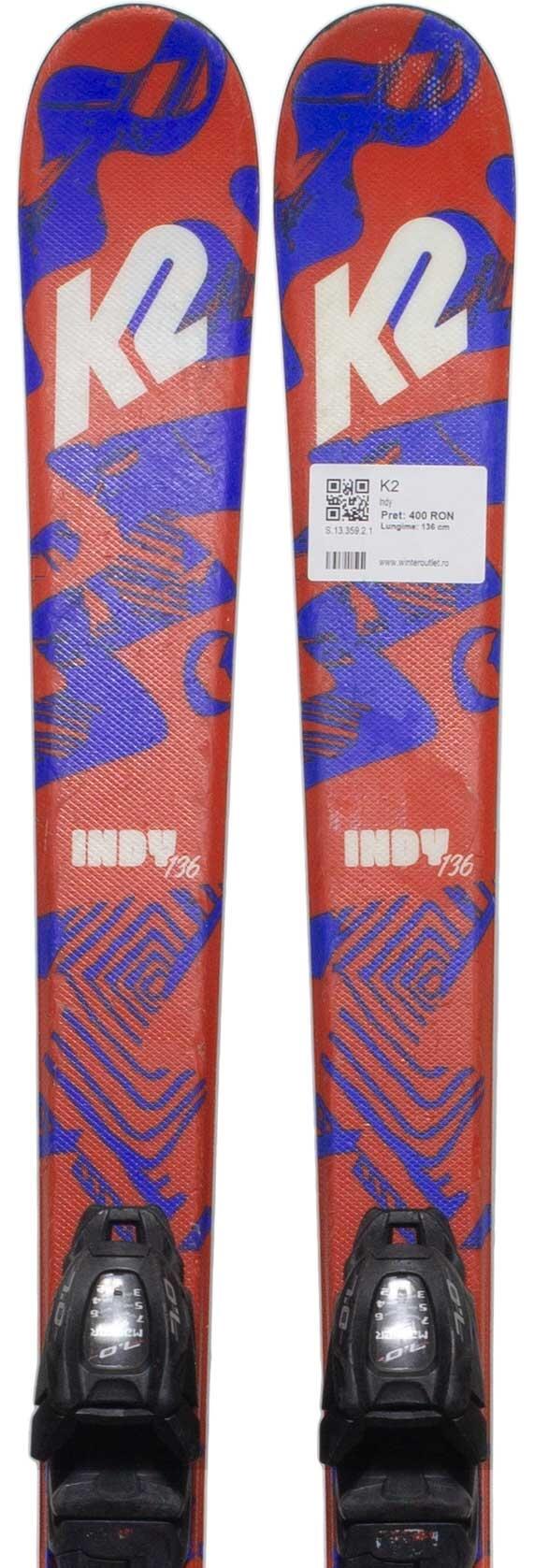 K2 Skis d'occasion - K2 Indy, 124 cm, Très bon état