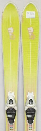 Gebruikte ski's - SALOMON BBR Freeride Limelite, 160 cm, Zeer goede staat