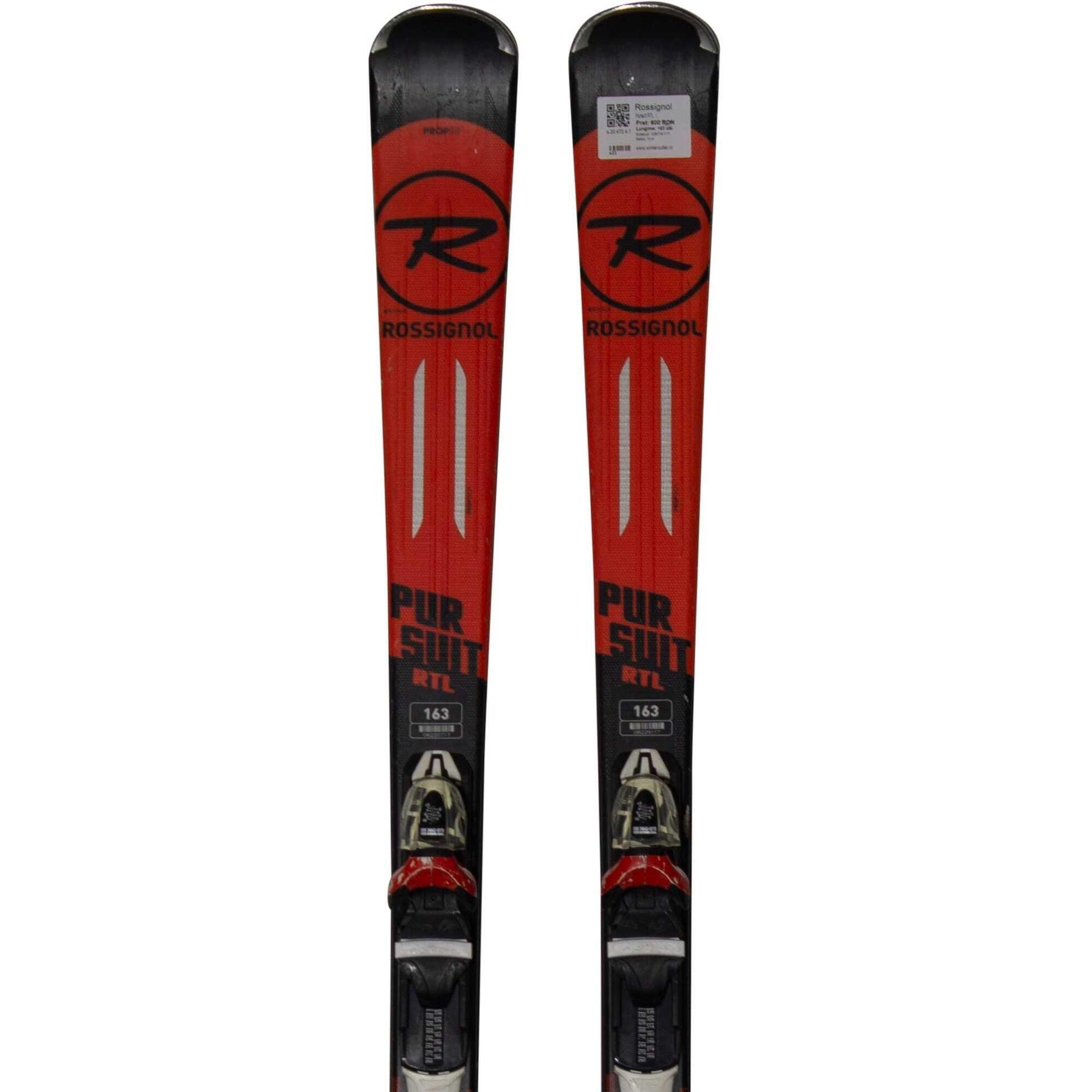 Używane narty - ROSSIGNOL Pursuit RTL, 156 cm, stan bardzo dobry