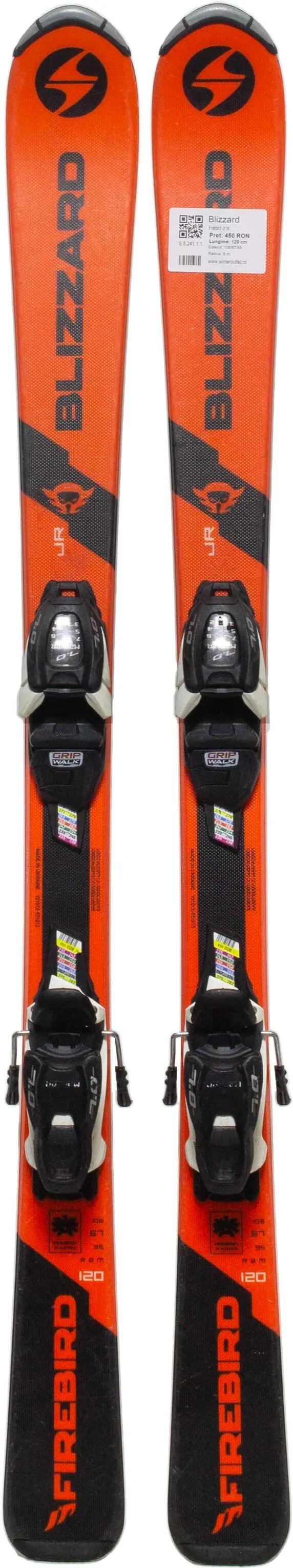 Használt gyereksíléc kötéssel - Blizzard Firebird Jr m 120cm 2/4