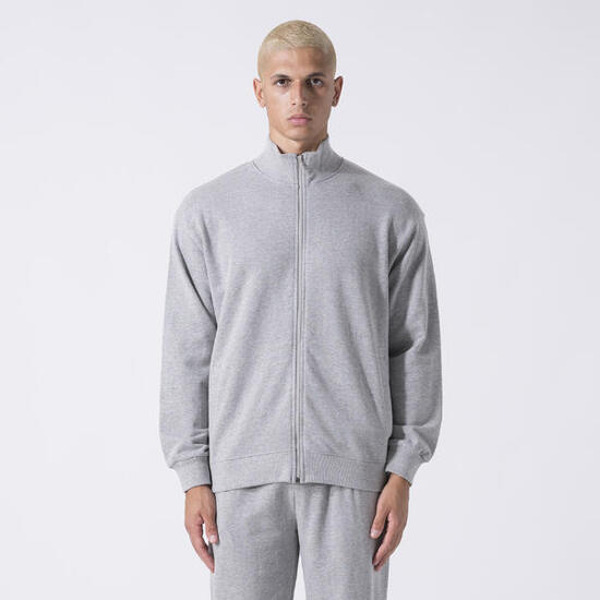 CHAQUETA CON CREMALLERA ICONIC NEGRO ALGODÓN, POLIÉSTER