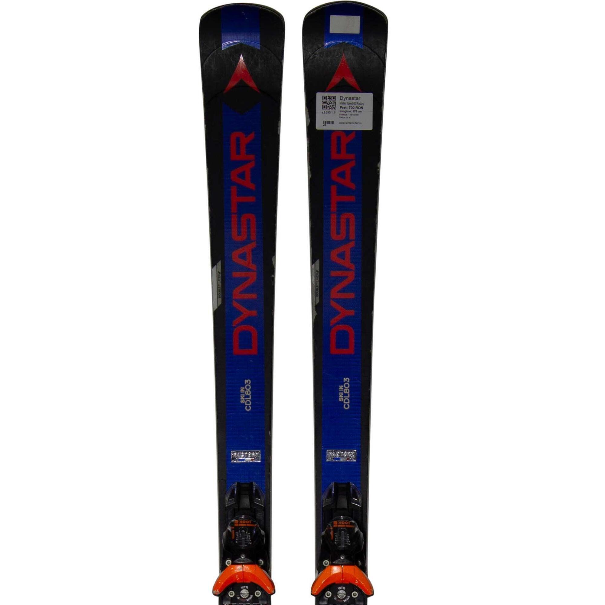 Używane narty - DYNASTAR Master Speed GS Factory, 180 cm, stan zadowalający