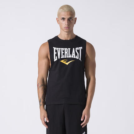 ICONISCHES TRÄGERTOP AUS JERSEY Grau Melange BAUMWOLLE, POLYESTER