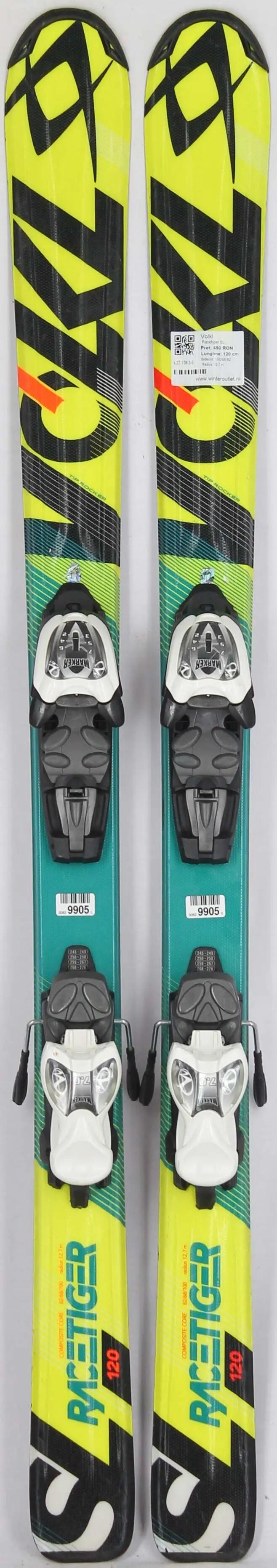 Használt gyereksíléc kötéssel - Volkl Racetiger SL 120cm 2/3