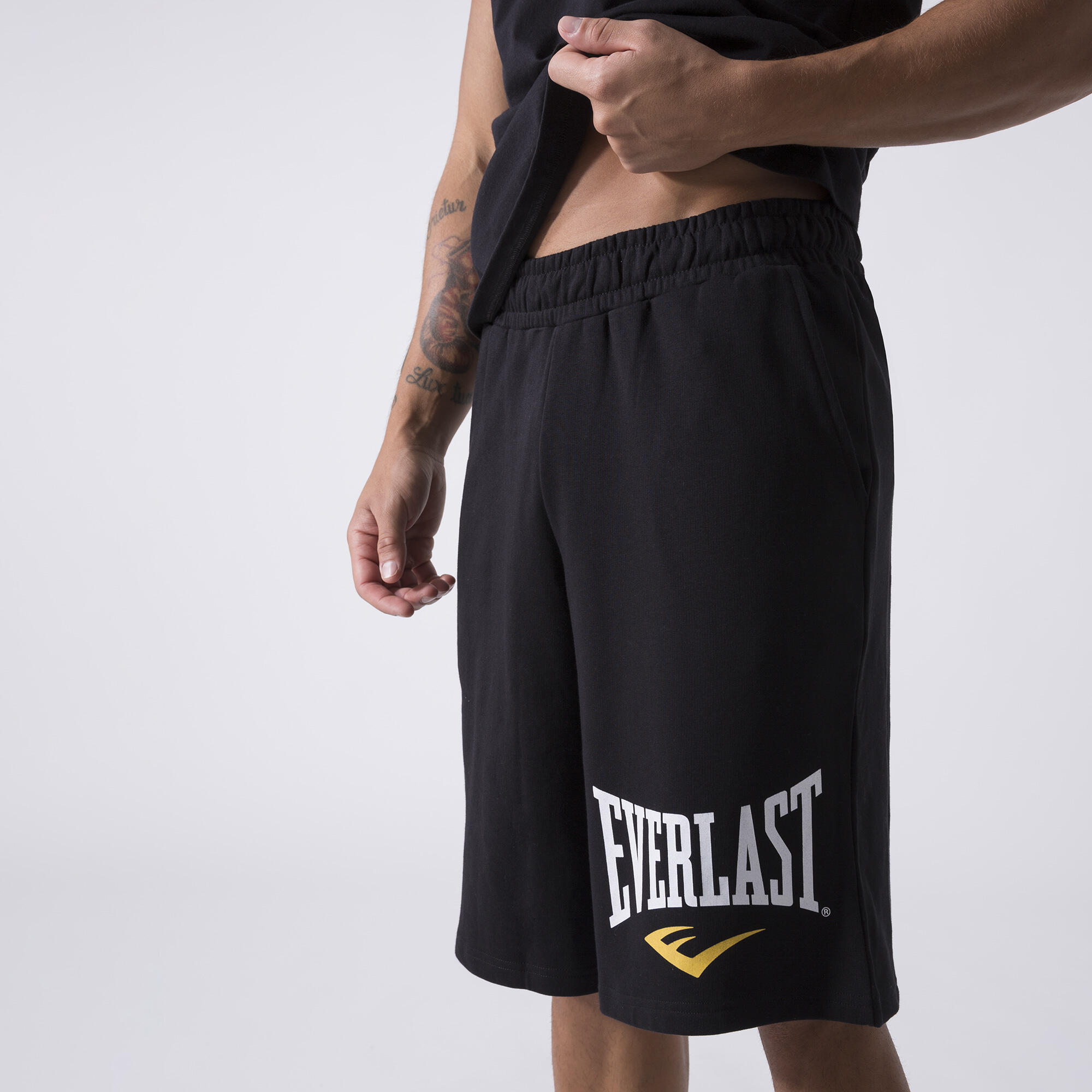 SHORTS ICONIQUES NOIR COTON, POLYESTER 5/6