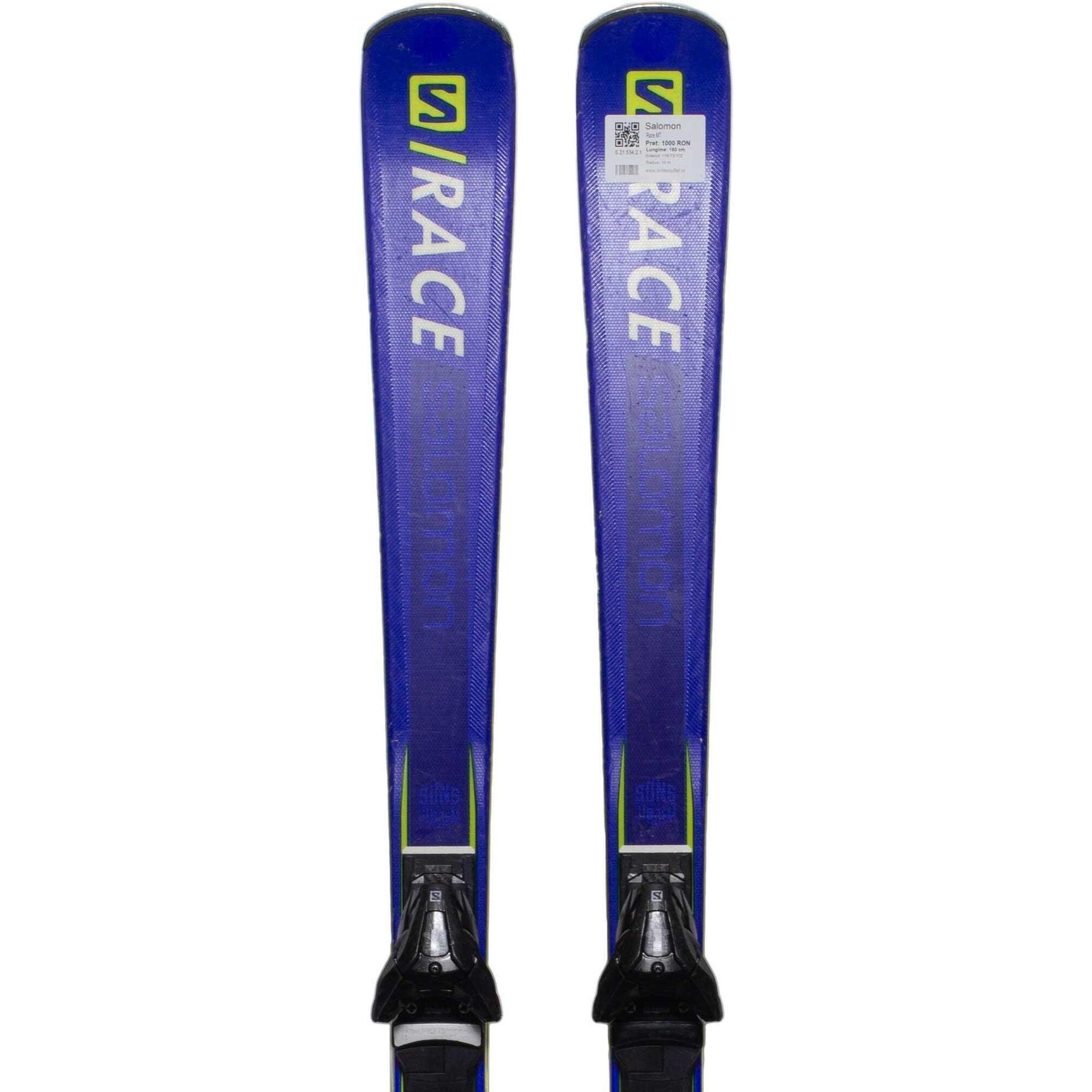 Używane narty - SALOMON Race MT, 155 cm, stan dobry