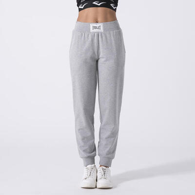 ICONIC PANTALONE CON POLSINO AL FONDO GRIGIO MELANGE COTONE POLIESTERE