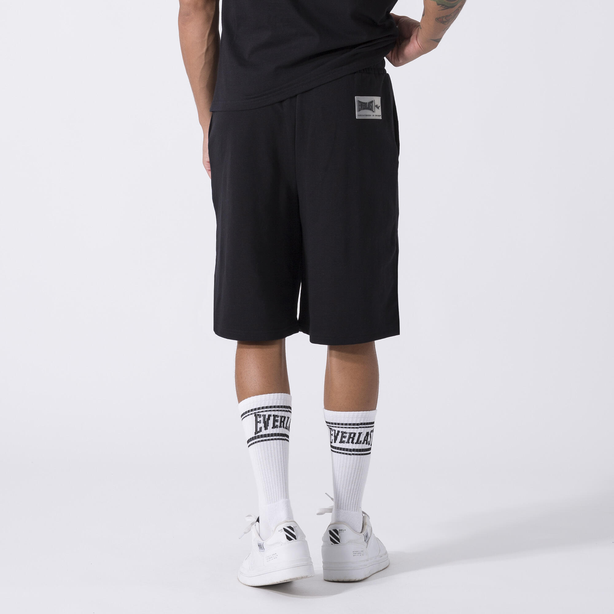 SHORTS ICONIQUES NOIR COTON, POLYESTER 3/6