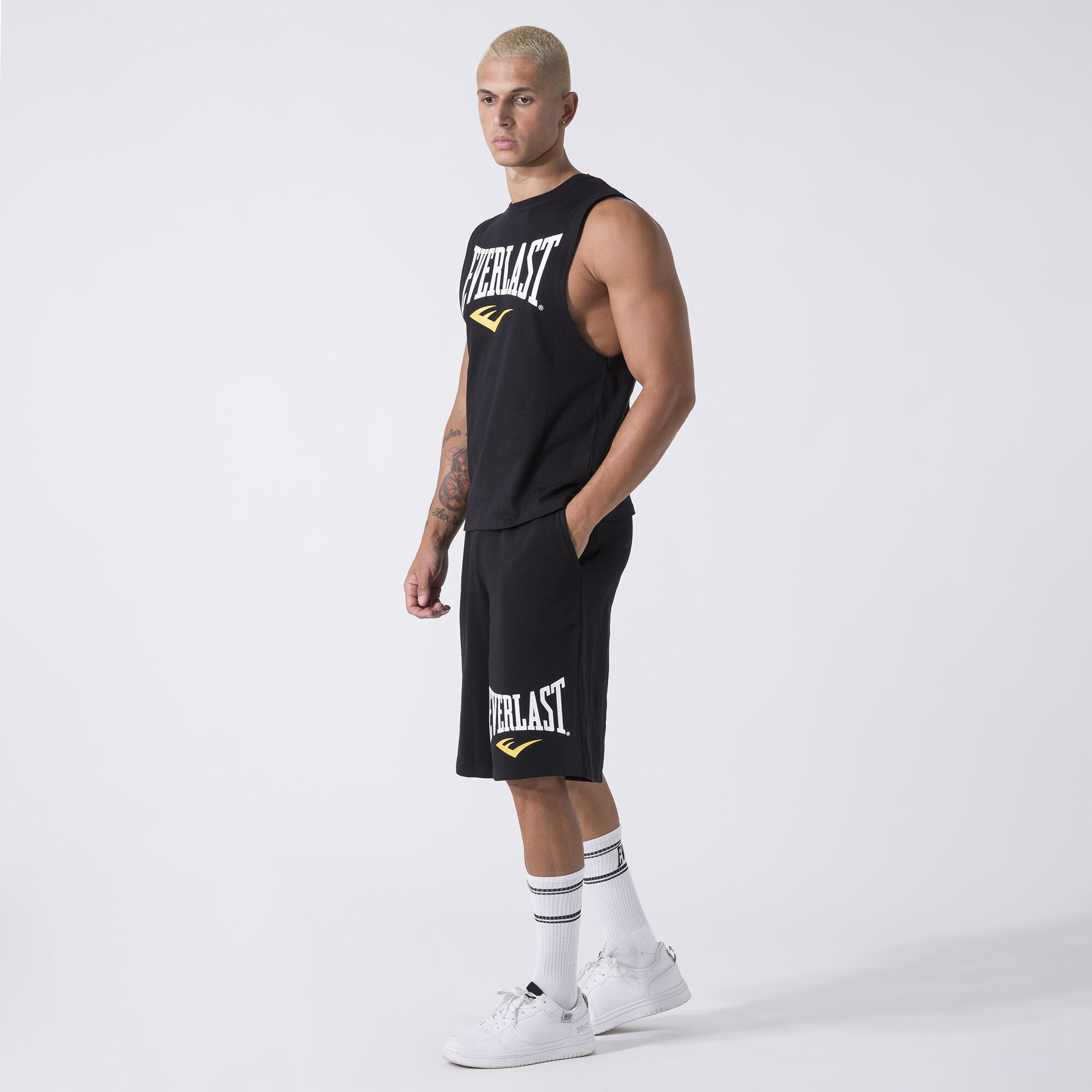 SHORTS ICONIQUES NOIR COTON, POLYESTER 4/6