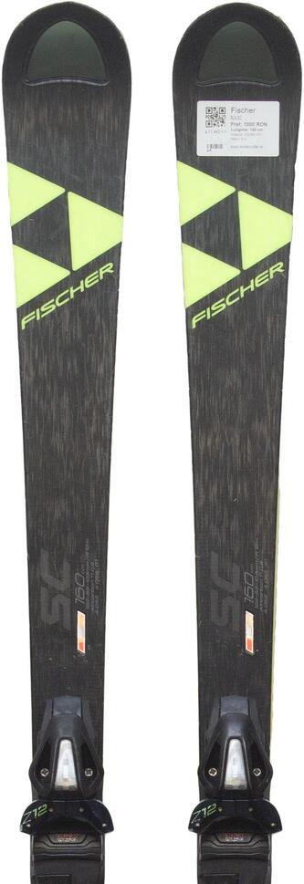 Używane narty - FISCHER RC4 SC, 155 cm, stan bardzo dobry