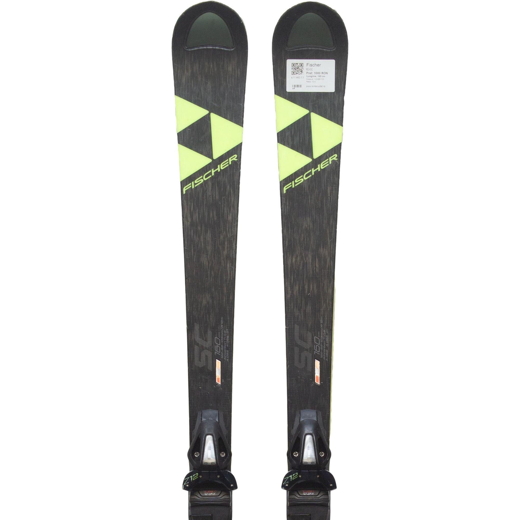 Używane narty - FISCHER RC4 SC, 150 cm, stan bardzo dobry