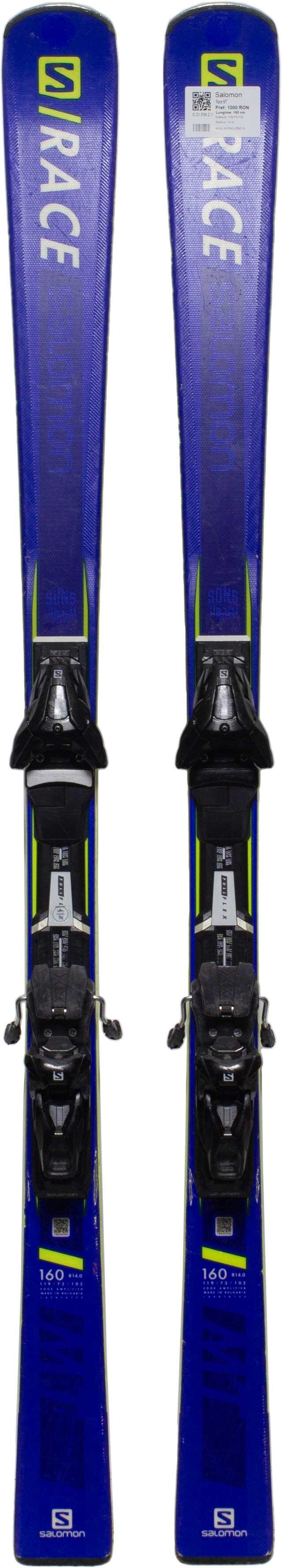 Skis d'occasion - SALOMON Race MT, 160 cm, Bon état 3/5