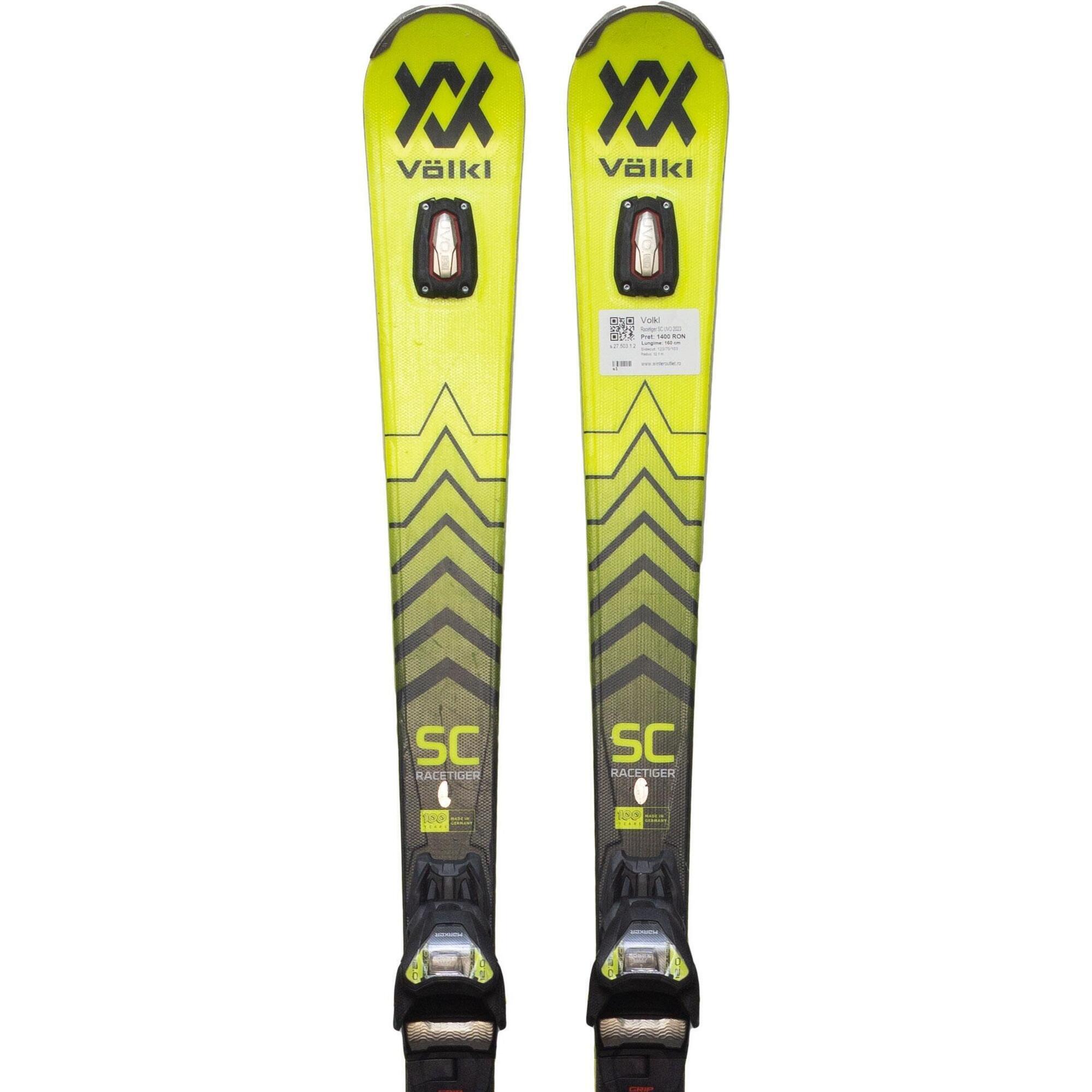 VÖLKL 2ND LIFE - VOLKL Racetiger SC UVO 2023, 160 cm, velmi dobrý stav