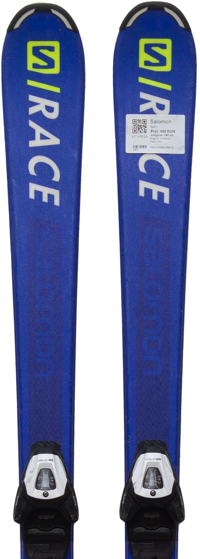 SALOMON Skis d'occasion - SALOMON Race jr, 120 cm, Bon état