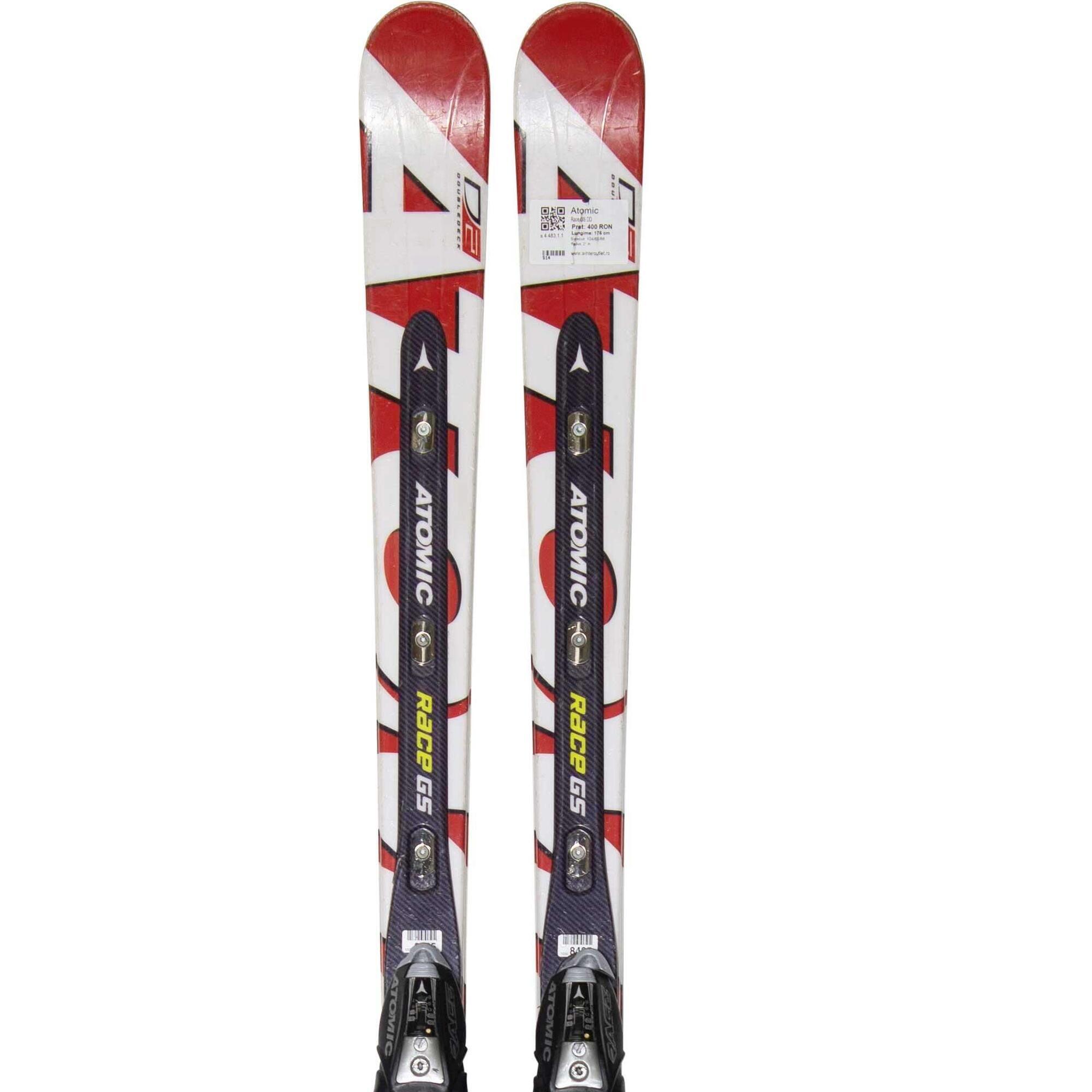 Używane narty - ATOMIC Race GS DD, 176 cm, stan dobry