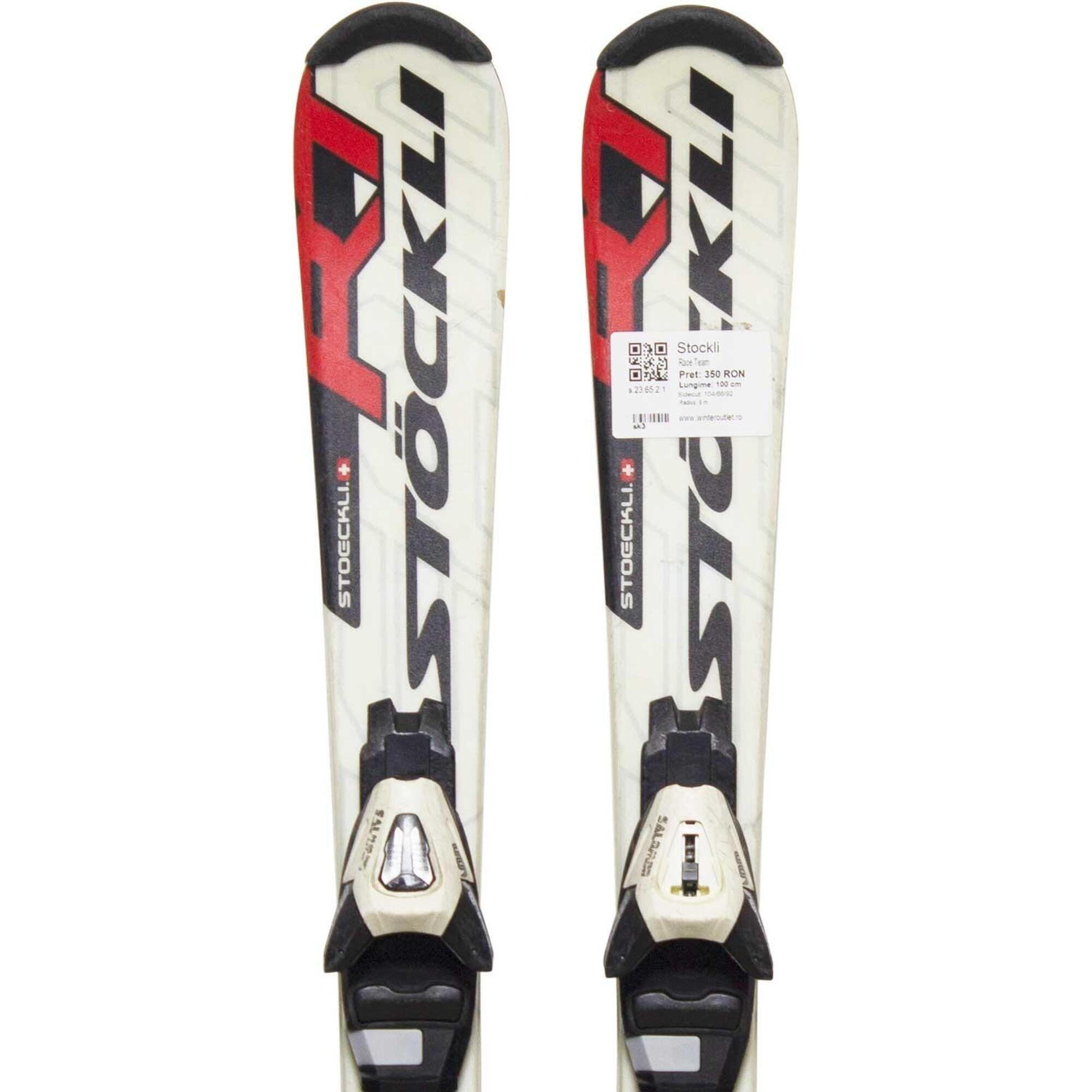 Second Life- Narty STOCKLI Race Team, 100 cm- Stan bardzo dobry