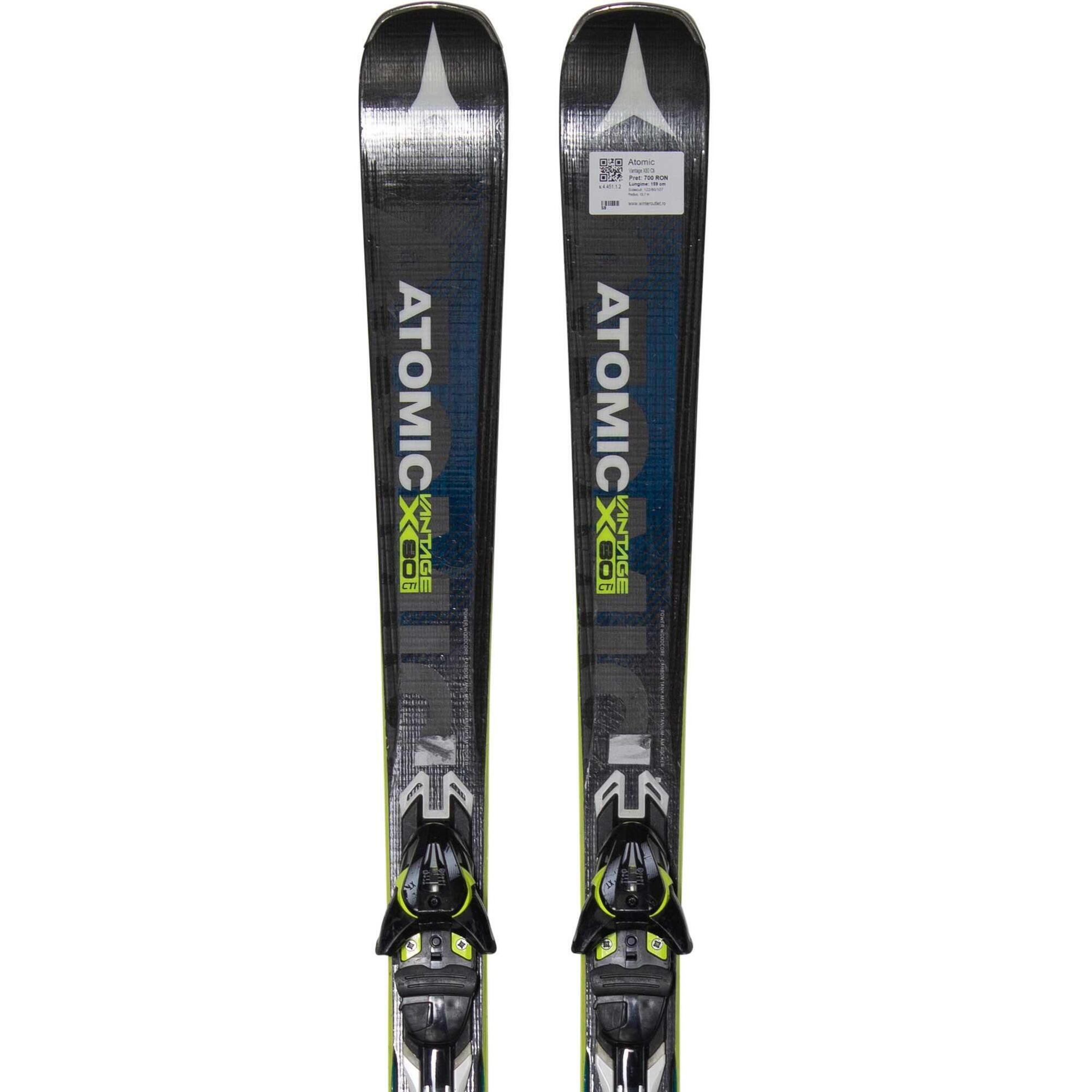 Używane narty - ATOMIC Vantage X80 Cti, 180 cm, stan dobry