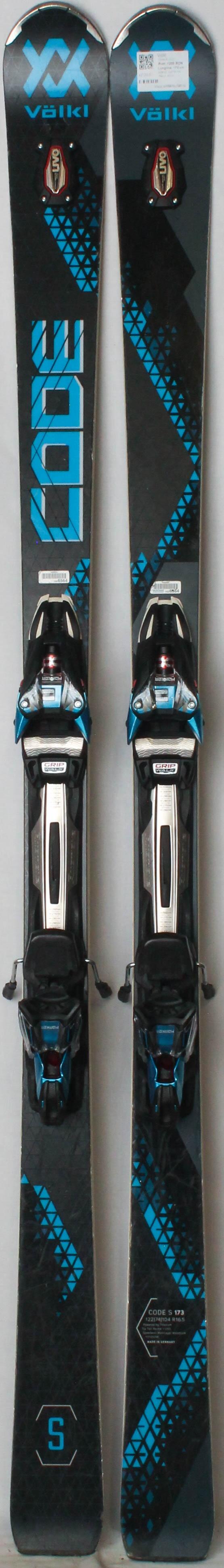 Gebruikte ski's - VOLKL Code S UVO, 173 cm, Zeer goede staat 3/5