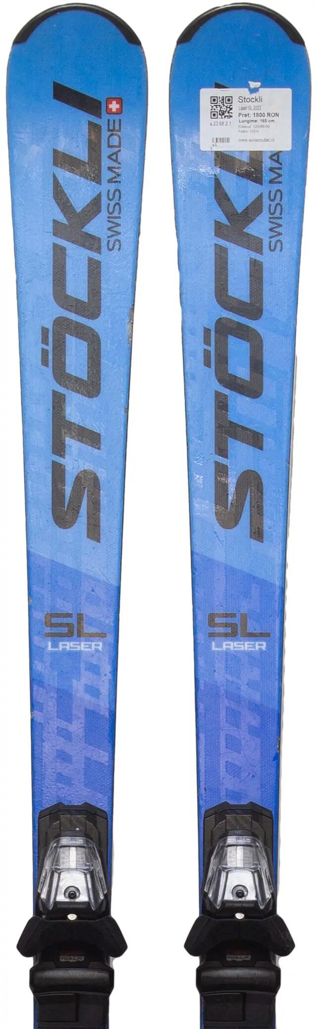 Használt síléc kötéssel - Stockli Laser SL 2023 150cm 1/4