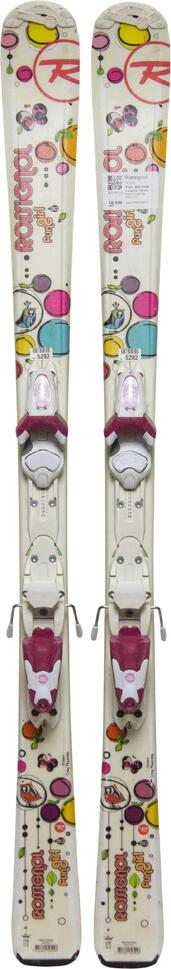 Używane narty - ROSSIGNOL Fun Girl, 110 cm, stan bardzo dobry