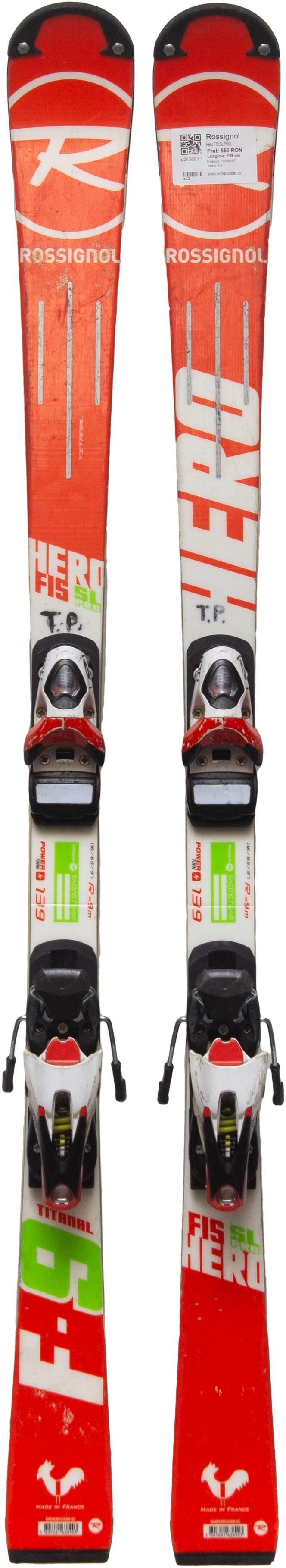 2ND LIFE - ROSSIGNOL Hero FIS SL PRO, 132 cm, Dobrý stav 2/4