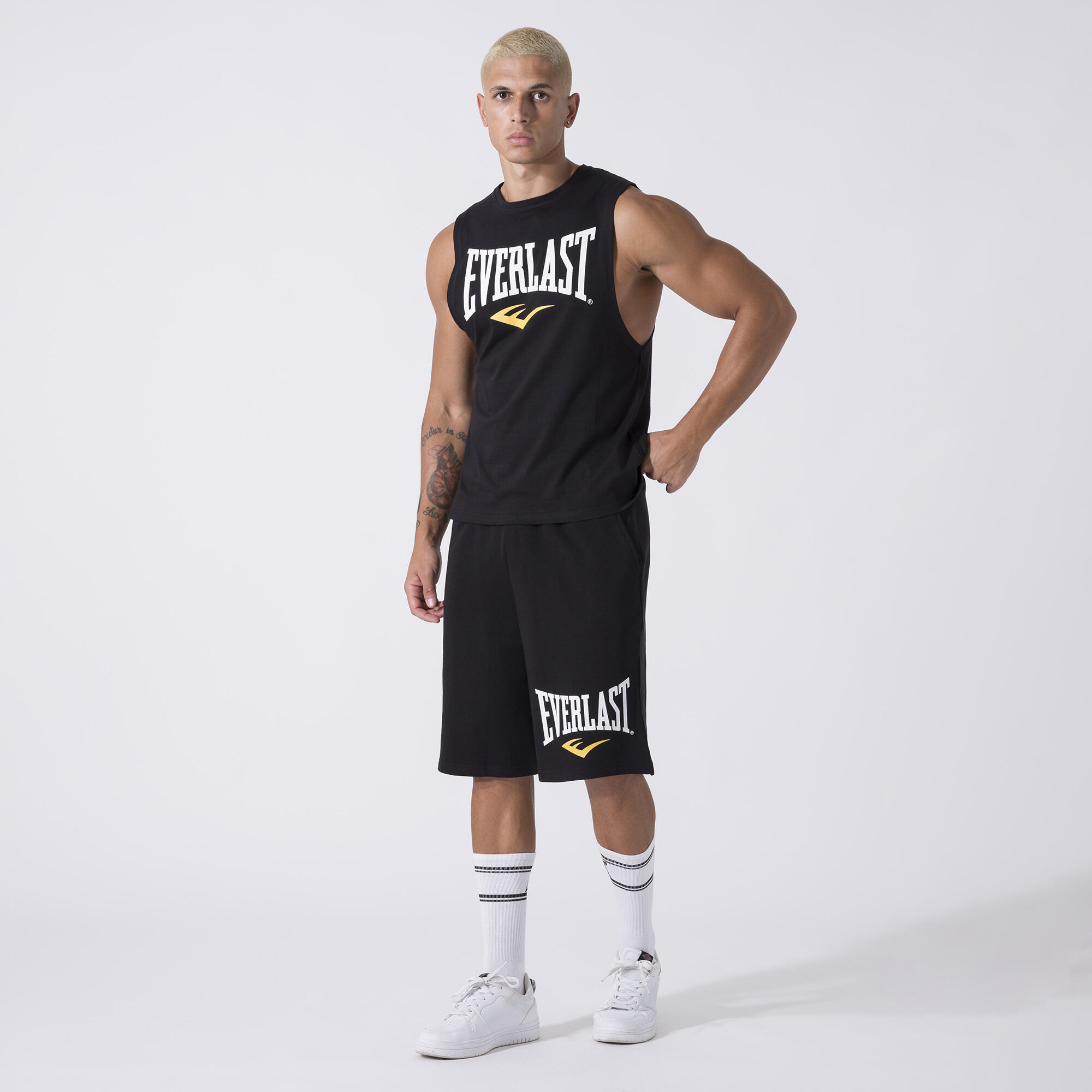 ICONIC CANOTTA IN JERSEY NERO COTONE 4/6