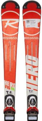 Gebruikte ski's - rossignol hero fis sl pro, 132 cm, goede staat
