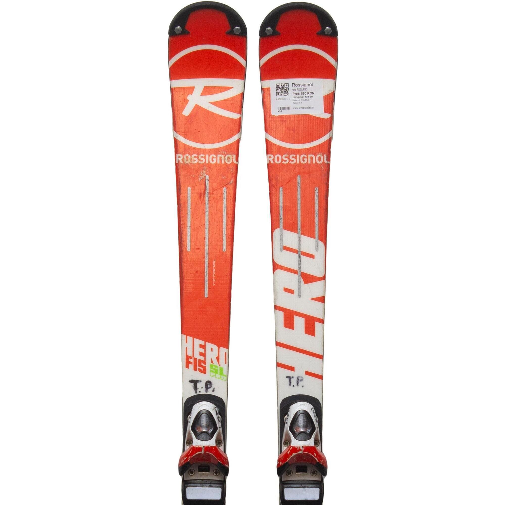 ROSSIGNOL 2ND LIFE - ROSSIGNOL Hero FIS SL PRO, 132 cm, Dobrý stav