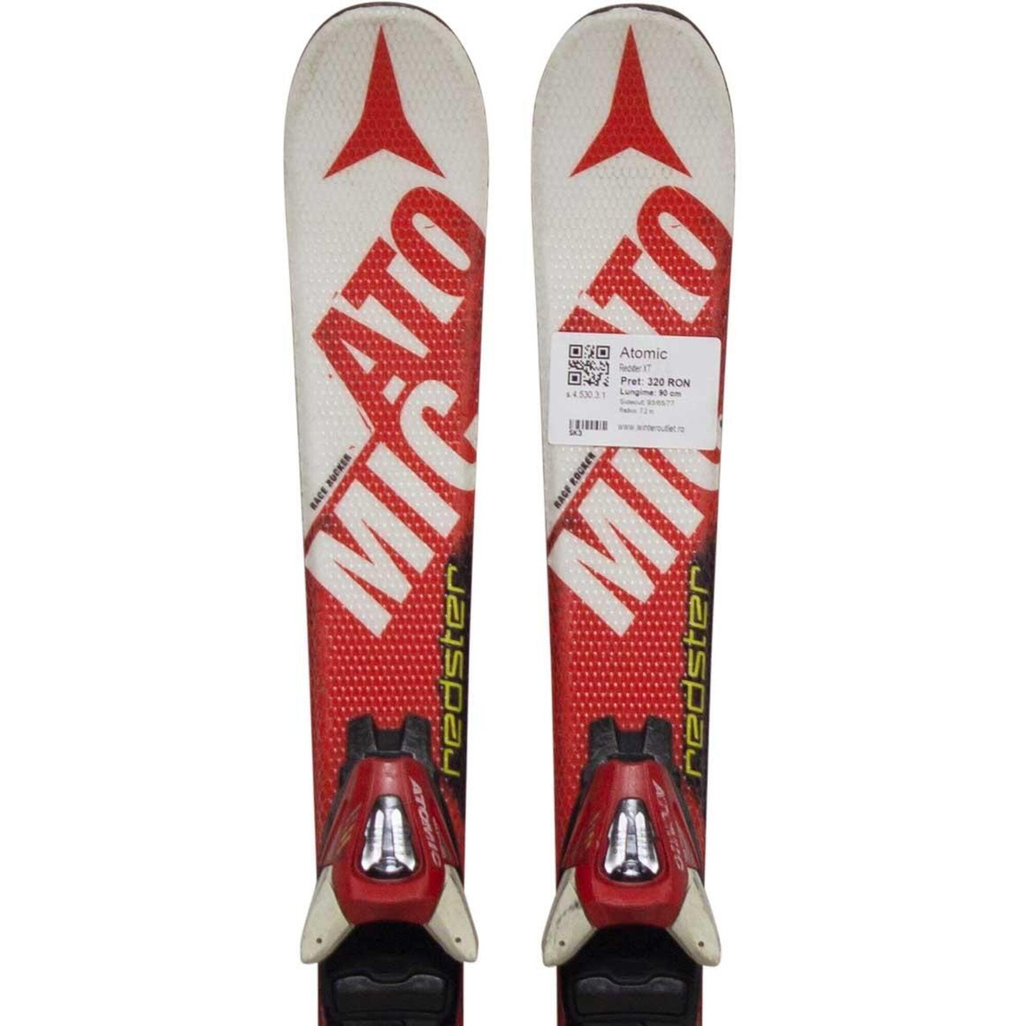 Używane narty - ATOMIC Redster XT, 90 cm, stan bardzo dobry