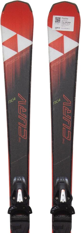 Używane narty - FISCHER RC4 The Curve, 150 cm, stan dobry
