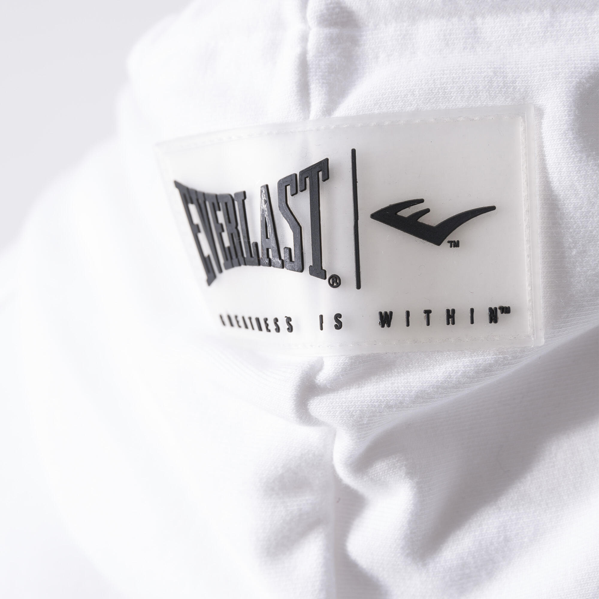 ICONIC FELPA CAPPUCCIO CON LOGO BIANCO SPORCO COTONE, POLIESTERE 6/6