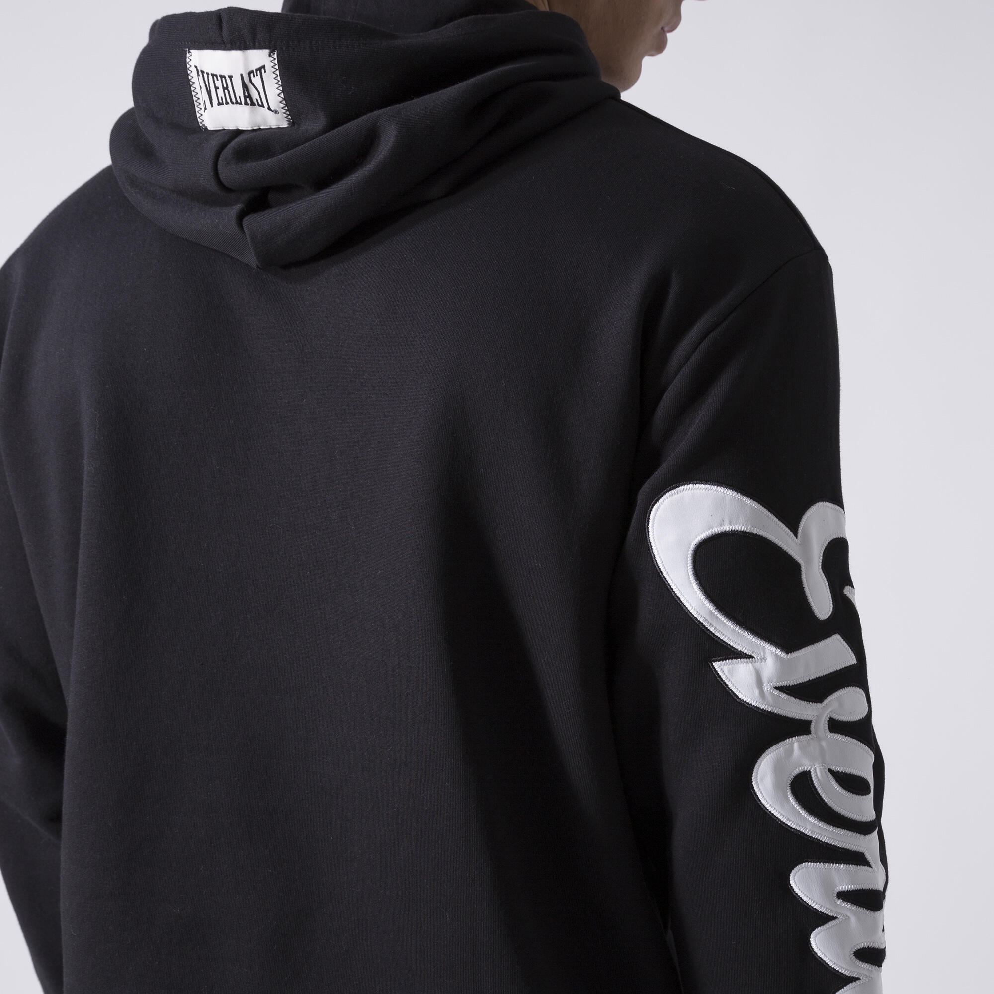 EXCLUSIVO SUDADERA CON CAPUCHA NEGRO ALGODÓN, POLIÉSTER 6/6