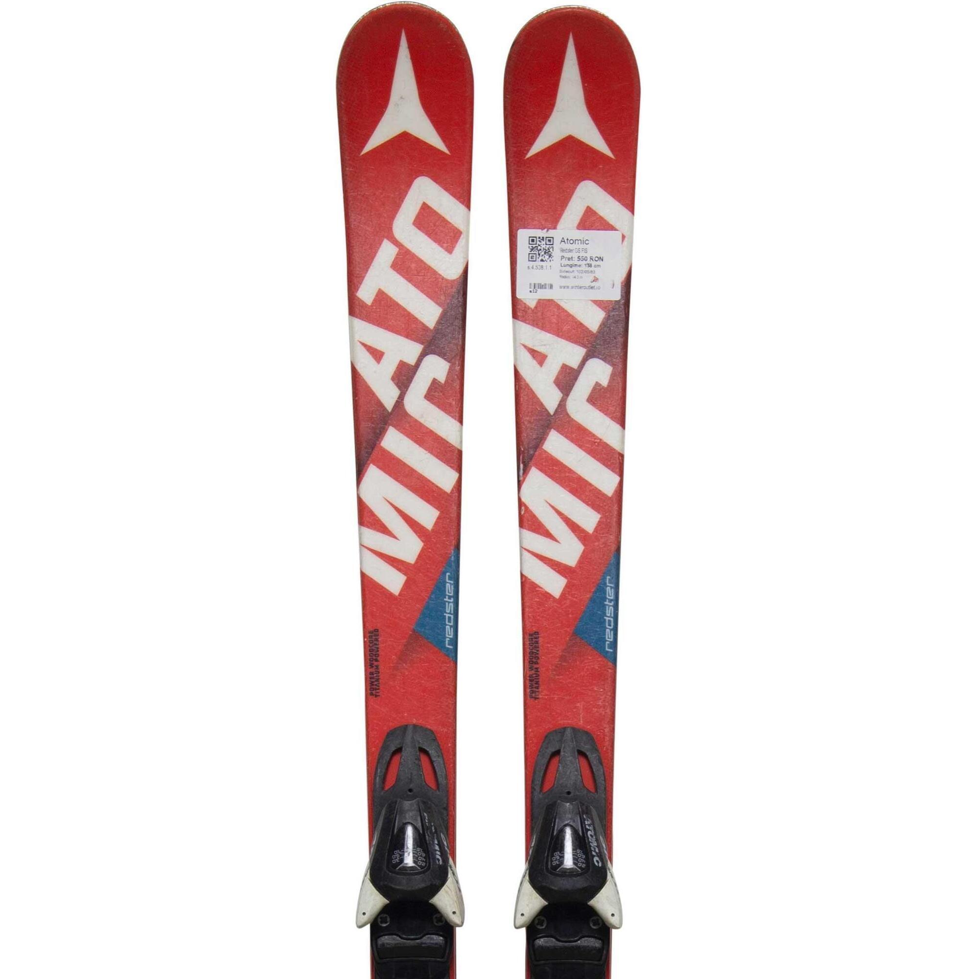 ATOMIC 2ND LIFE - ATOMIC Redster GS FIS, 138 cm, Dobrý stav