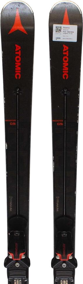 Second Life- Narty ATOMIC Redster G9i Ti, 177 cm- Stan zadowalający