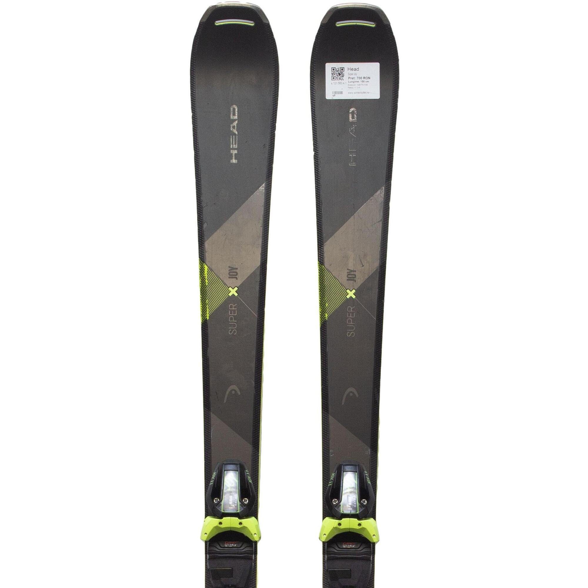 Używane narty - HEAD Super Joy, 148 cm, stan zadowalający