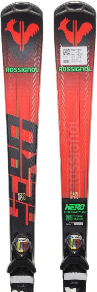 Używane narty - ROSSIGNOL Hero Elite ST 2024, 167 cm, stan dobry