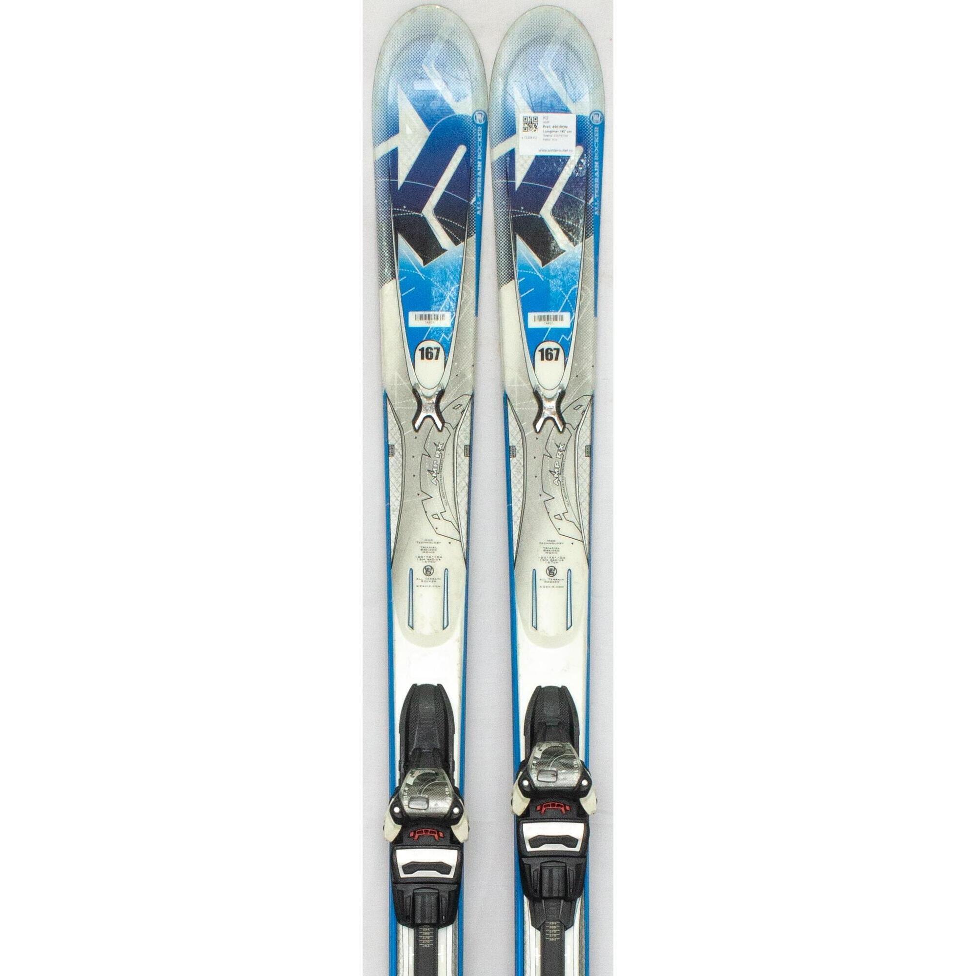 Second Life- Narty K2 AMP, 174 cm, stan dobry
