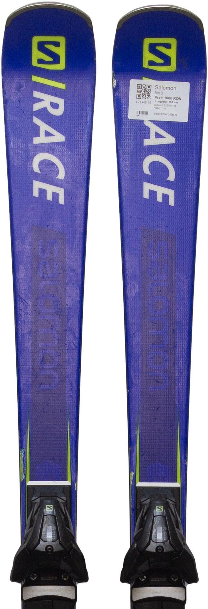 SALOMON Skis d'occasion - SALOMON Race SL, 155 cm, État satisfaisant