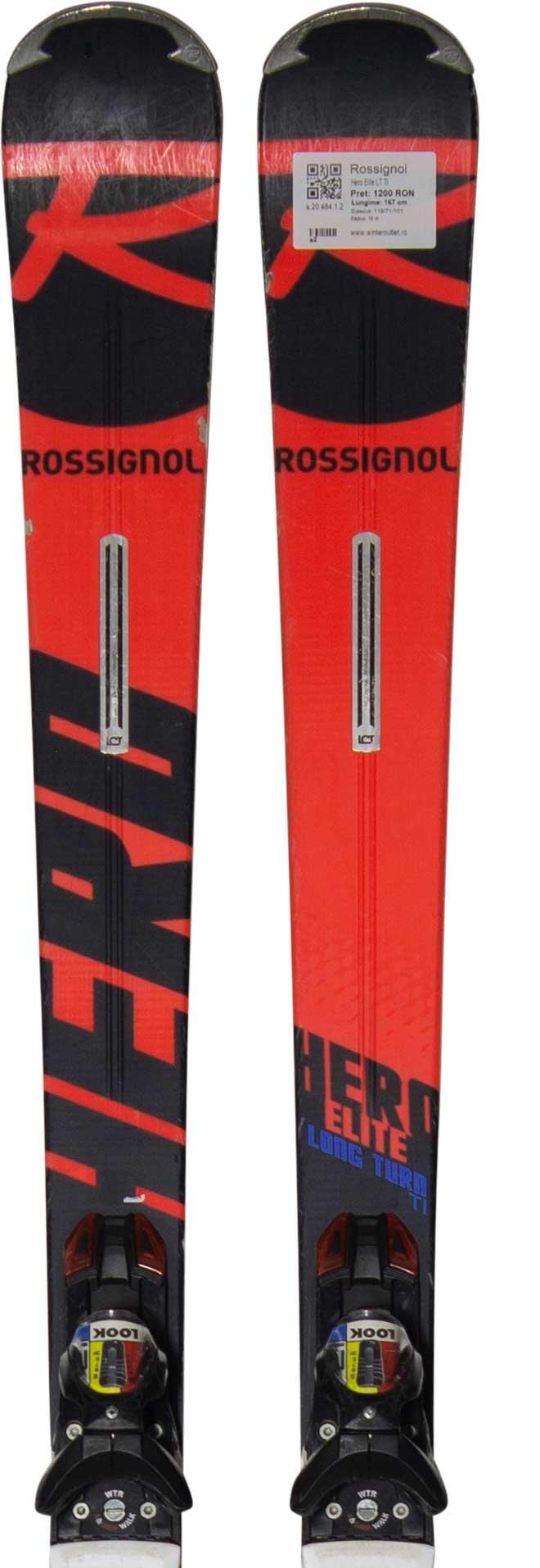 ROSSIGNOL Skis d'occasion - ROSSIGNOL Hero Elite LT Ti, 167 cm, Bon état