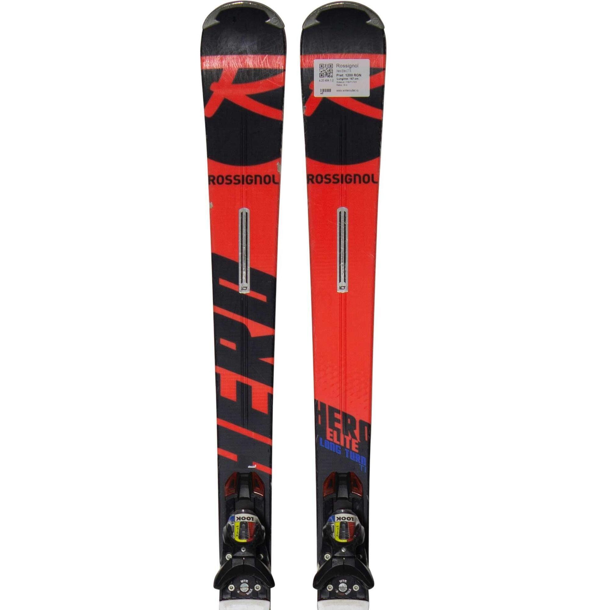 Używane narty - ROSSIGNOL Hero Elite LT Ti, 182 cm, stan dobry