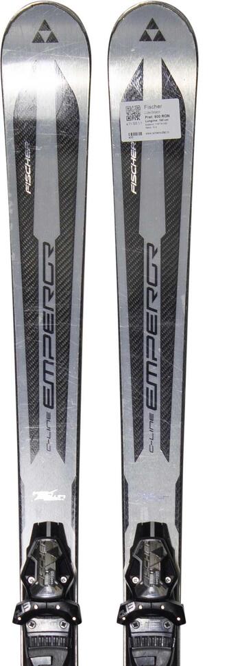 Używane narty - FISCHER C-Line Emperor, 160 cm, stan dobry