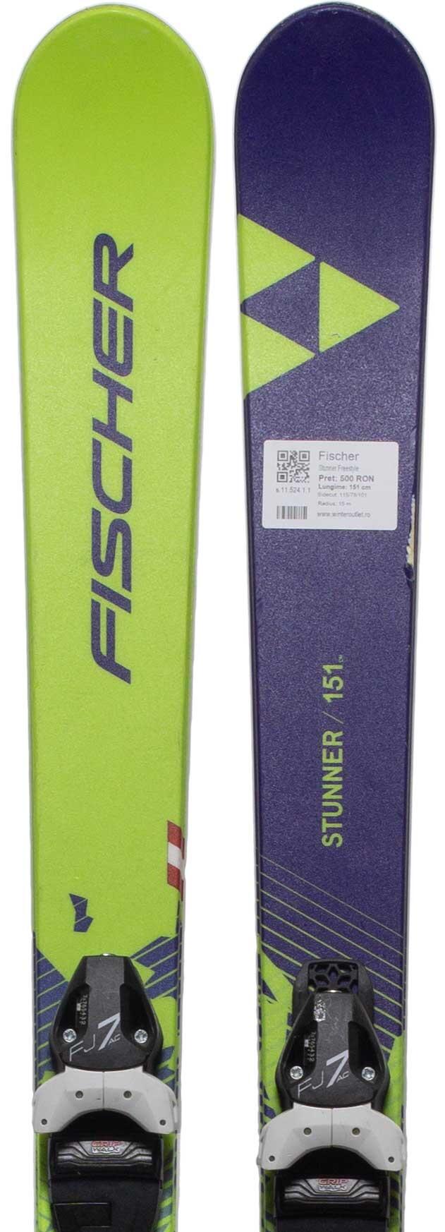 FISCHER Skis d'occasion - FISCHER Stunner Freestyle, 121 cm, Bon état