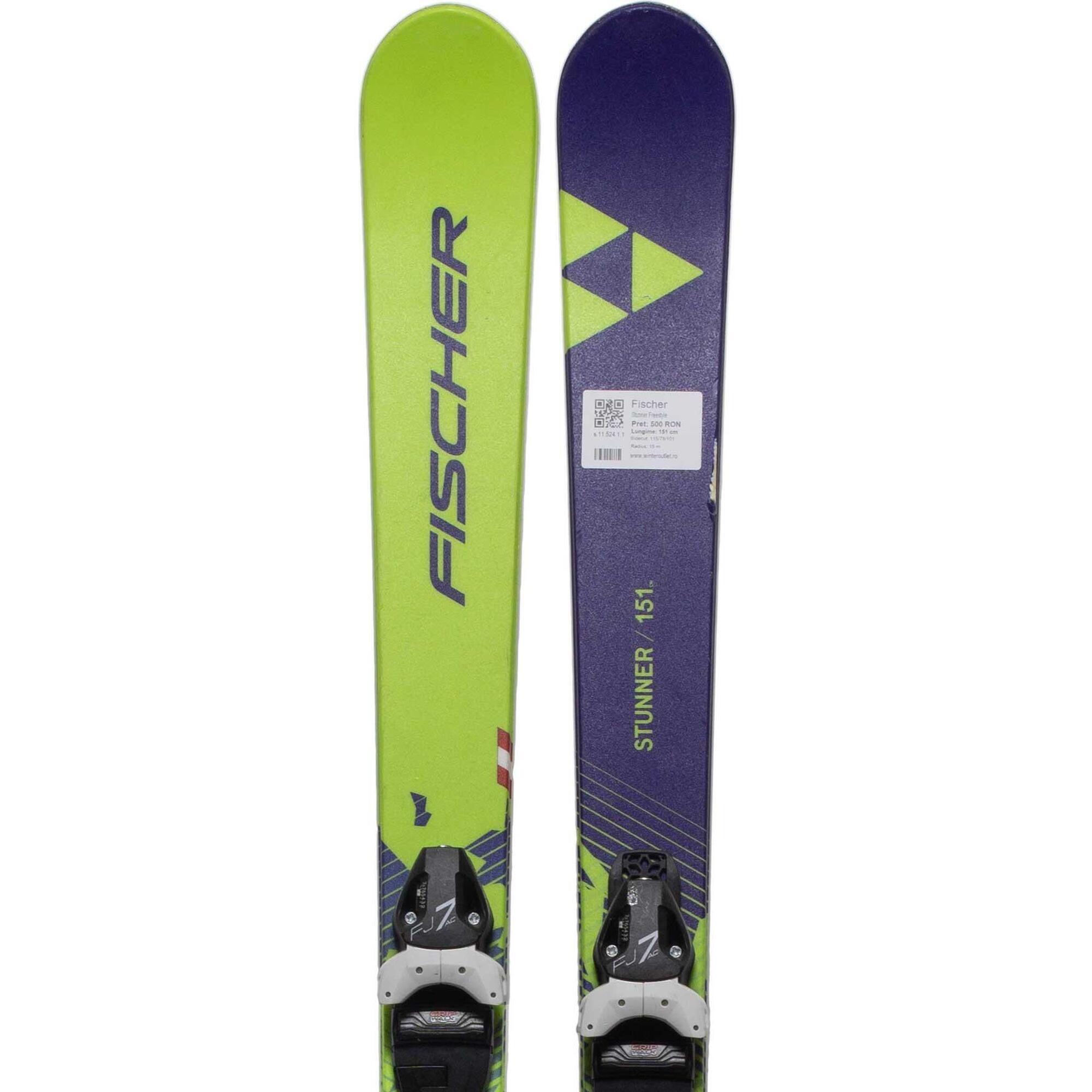 FISCHER 2ND LIFE - FISCHER Stunner Freestyle, 121 cm, Dobrý stav