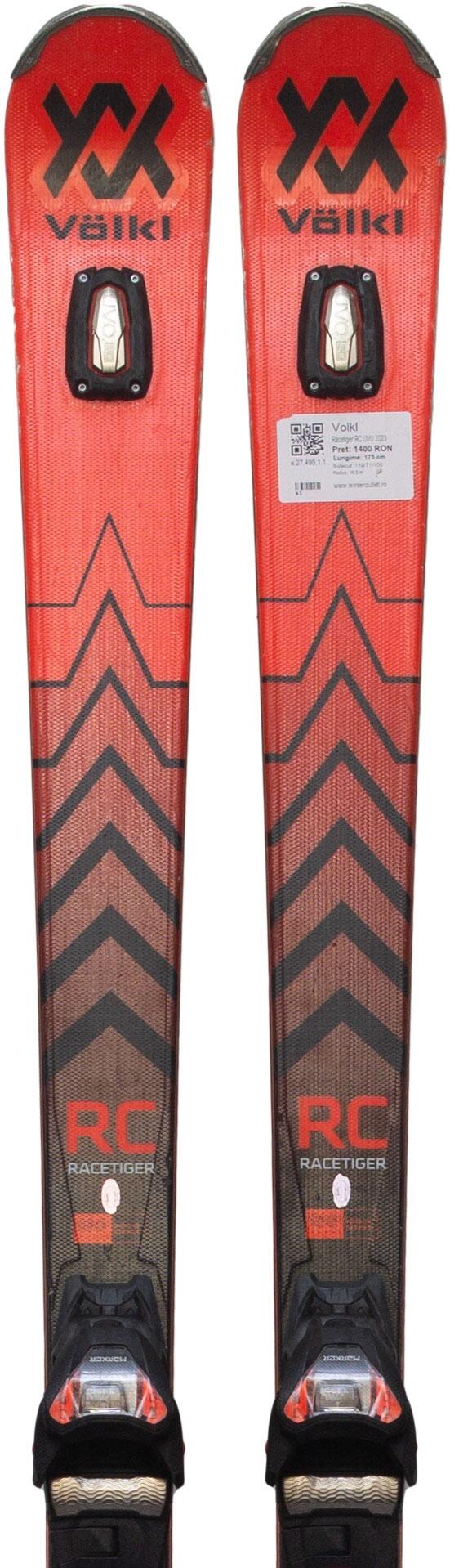 VÖLKL Skis d'occasion - VOLKL Racetiger RC UVO 2023, 175 cm, Très bon état