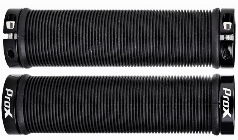 Chwyty rowerowe PROX GP-51A Czarne 130MM Skręcane