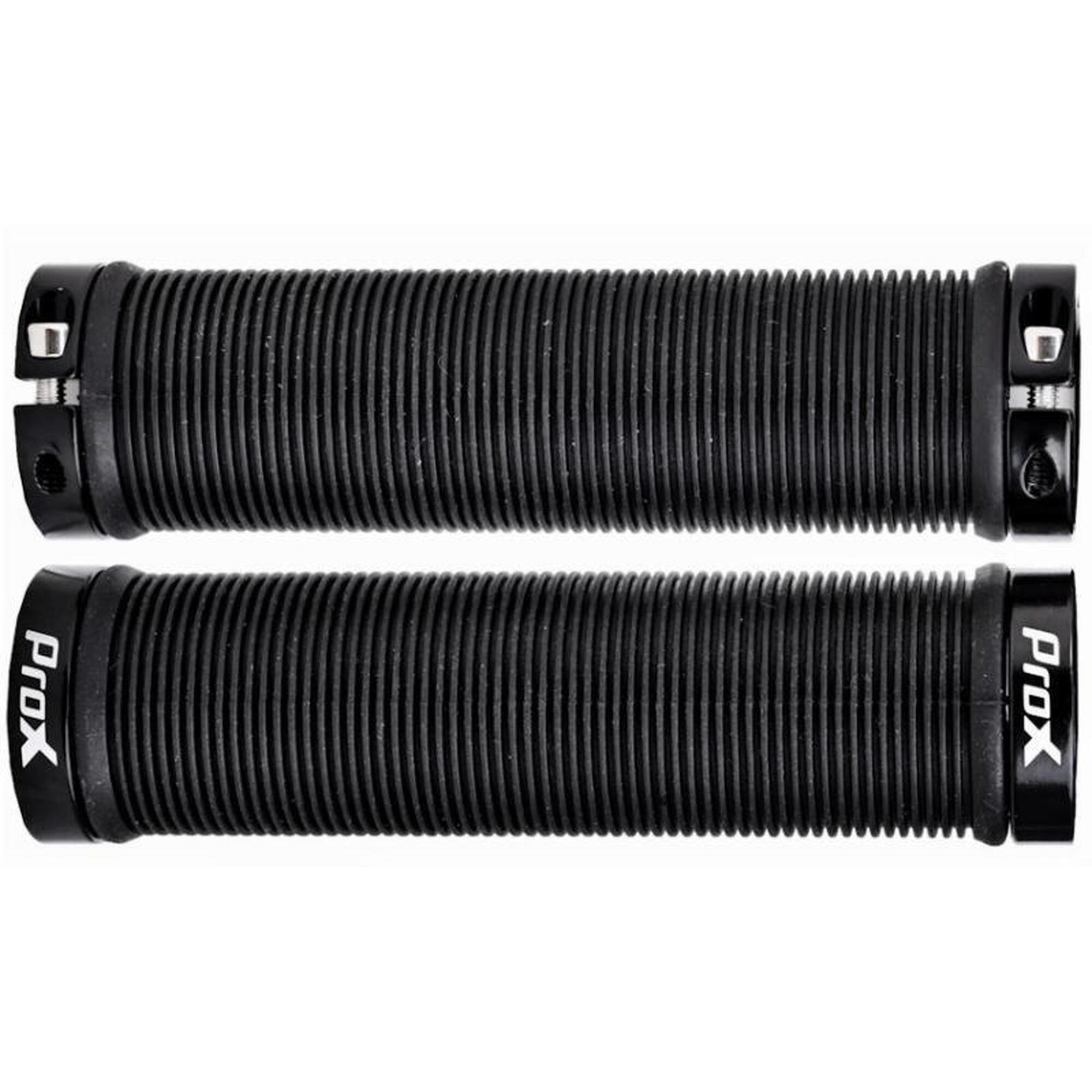 Chwyty rowerowe PROX GP-51A Czarne 130MM Skręcane